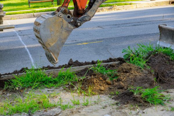 Cost of Sewer Line Trenching in Jackson